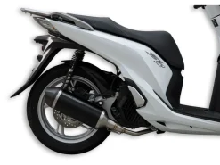 MARMITTA RX BLACK OMOLOGATA MALOSSI HONDA SH I ABS 150 IE 4T LC EURO 4 2017-2019