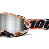 MASCHERA 100% ACCURI 2 FLEA LENTE SPECCHIO ARGENTO