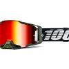 MASCHERA 100% ARMEGA SOLEDAD LENTE SPECCHIO ROSSA