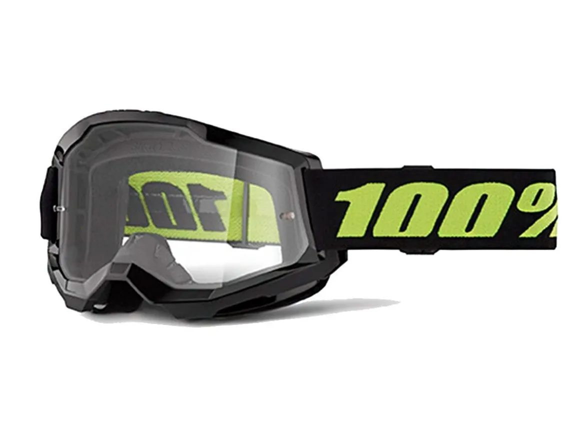MASCHERA 100% STRATA 2 SOLAR ECLIPSE LENTE TRASPARENTE
