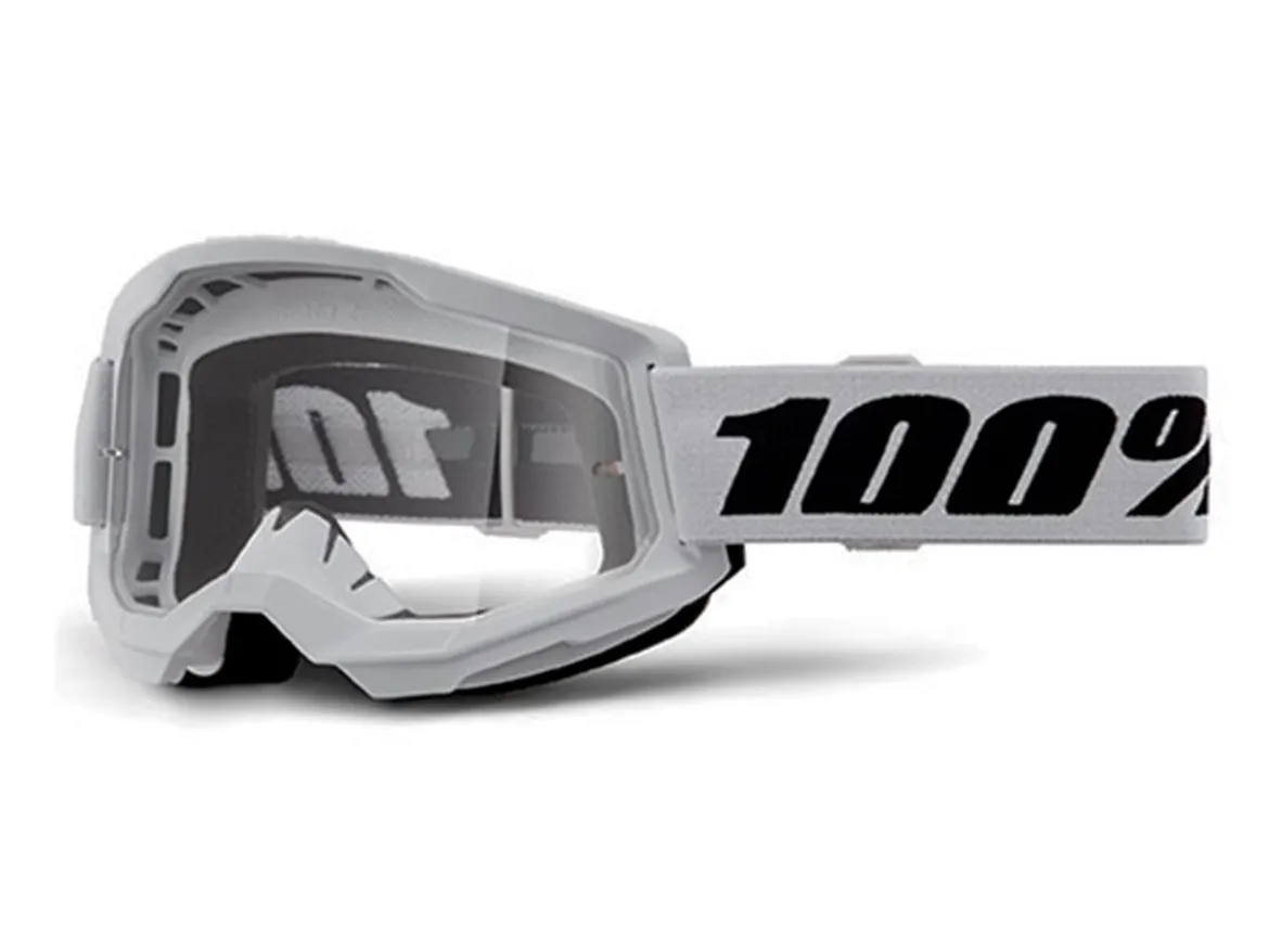 MASCHERA 100% STRATA 2 WHITE LENTE TRASPARENTE