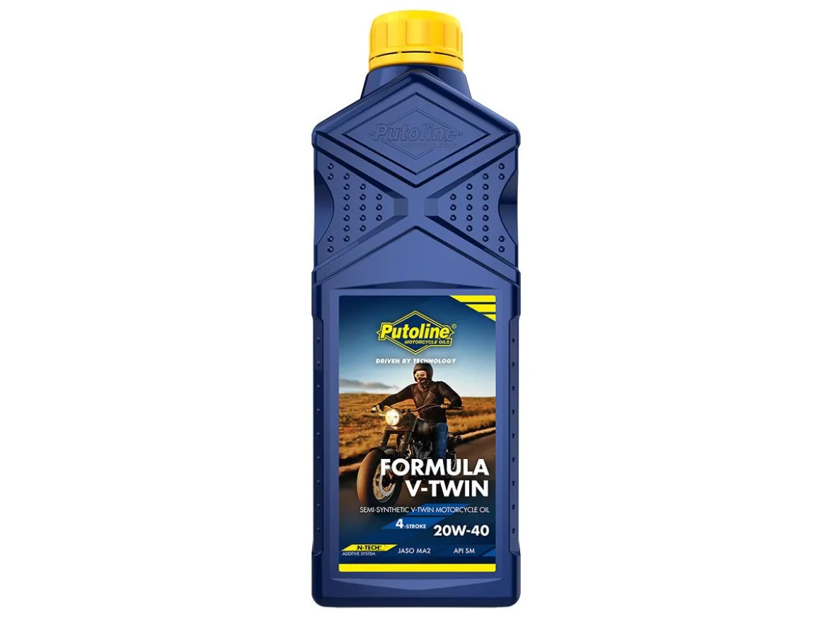 OLIO MOTORE PUTOLINE 4T FORMULA V-TWIN 100% SINTETICO JASO MA2 API SM 20W40 1LT