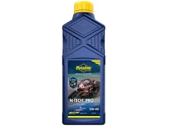 OLIO MOTORE PUTOLINE 4T N-TECH PRO 4+ 100% SINTETICO JASO MA2 API SN 5W40 1LT