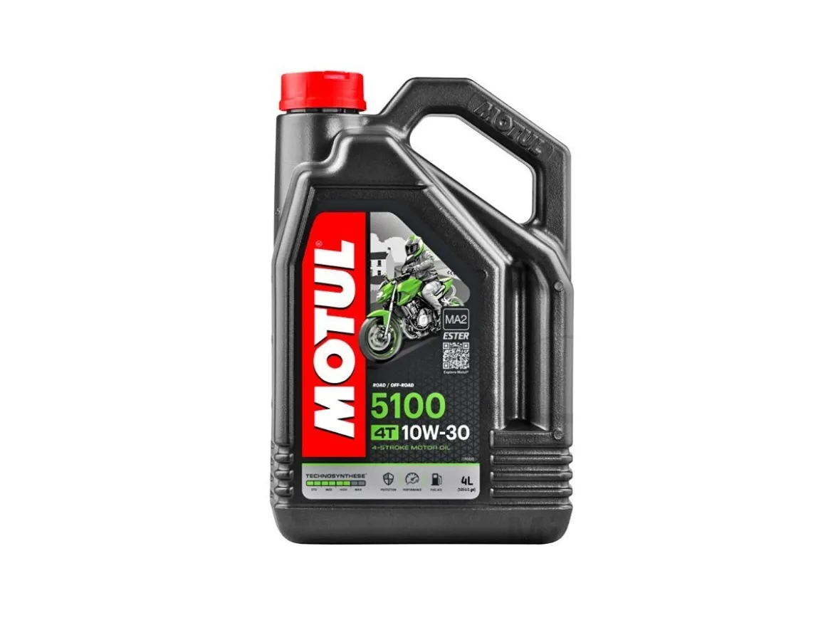 OLIO MOTORE SINTETICO 4T MOTUL 5100 10W 30 4LT