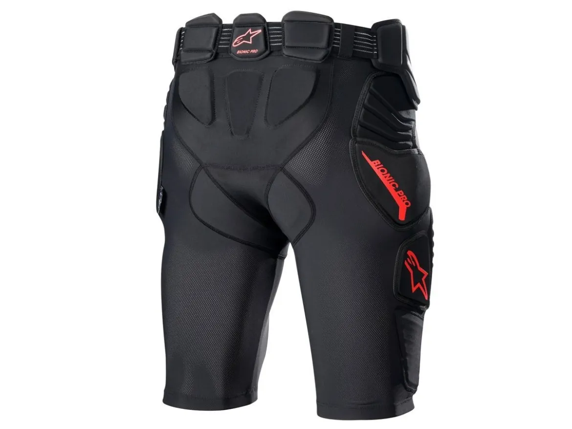 PANTALONCINI BIONIC PRO SHORTS ALPINESTARS NERO / ROSSO