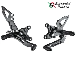 PEDANE ARRETRATE BONAMICI RACING REGOLABILI RACE APRILIA RSV4 APRC / TUONO V4 APRC 2011-2016