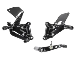 PEDANE ARRETRATE BONAMICI RACING REGOLABILI HONDA CBR 650 R / CB 650 R 2014-2025