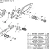 PEDANE ARRETRATE BONAMICI RACING REGOLABILI BMW S 1000 RR 2015-2018