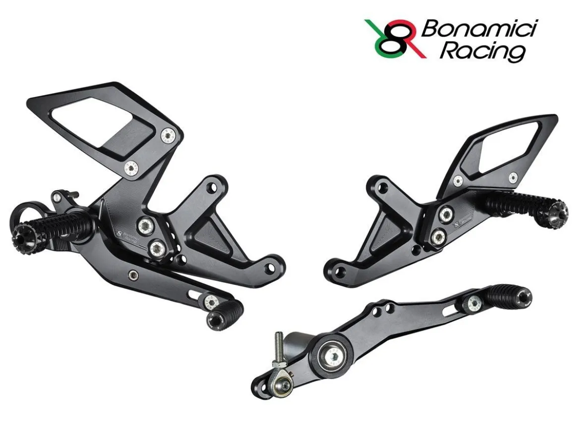 PEDANE ARRETRATE BONAMICI RACING REGOLABILI BMW S 1000 RR 2015-2018