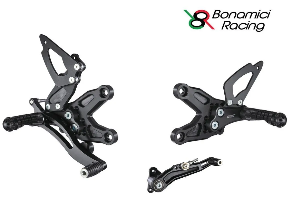 PEDANE ARRETRATE BONAMICI RACING REGOLABILI RACE BMW S 1000 RR HP4 2008-2014