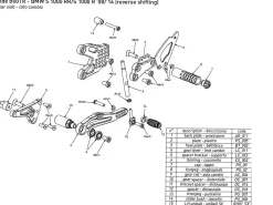 PEDANE ARRETRATE BONAMICI RACING REGOLABILI RACE BMW S 1000 RR HP4 2008-2014