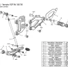 PEDANE ARRETRATE BONAMICI RACING REGOLABILI YAMAHA YZF R6 2003-2005