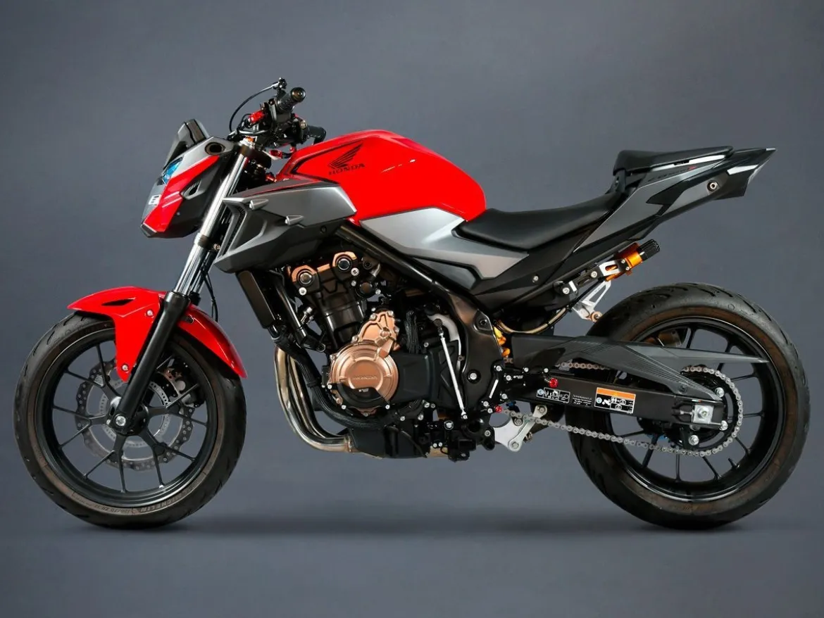 PEDANE ARRETRATE BONAMICI RACING REGOLABILI HONDA CB 500 F 2019-2022