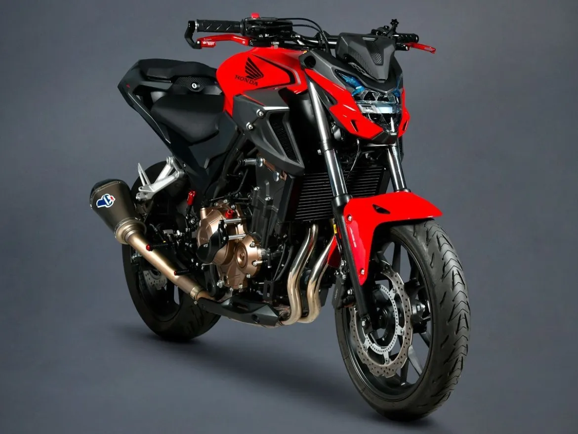 PEDANE ARRETRATE BONAMICI RACING REGOLABILI HONDA CB 500 F 2019-2022