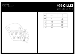 PEDANE FXR RACING NERO OPACO GILLES TOOLING DUCATI PANIGALE V2 / S 2025-2026