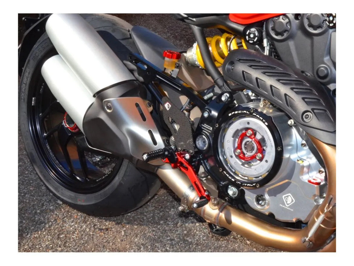 PEDANE REGOLABILI DBK DUCATI MONSTER 1200 2014-16
