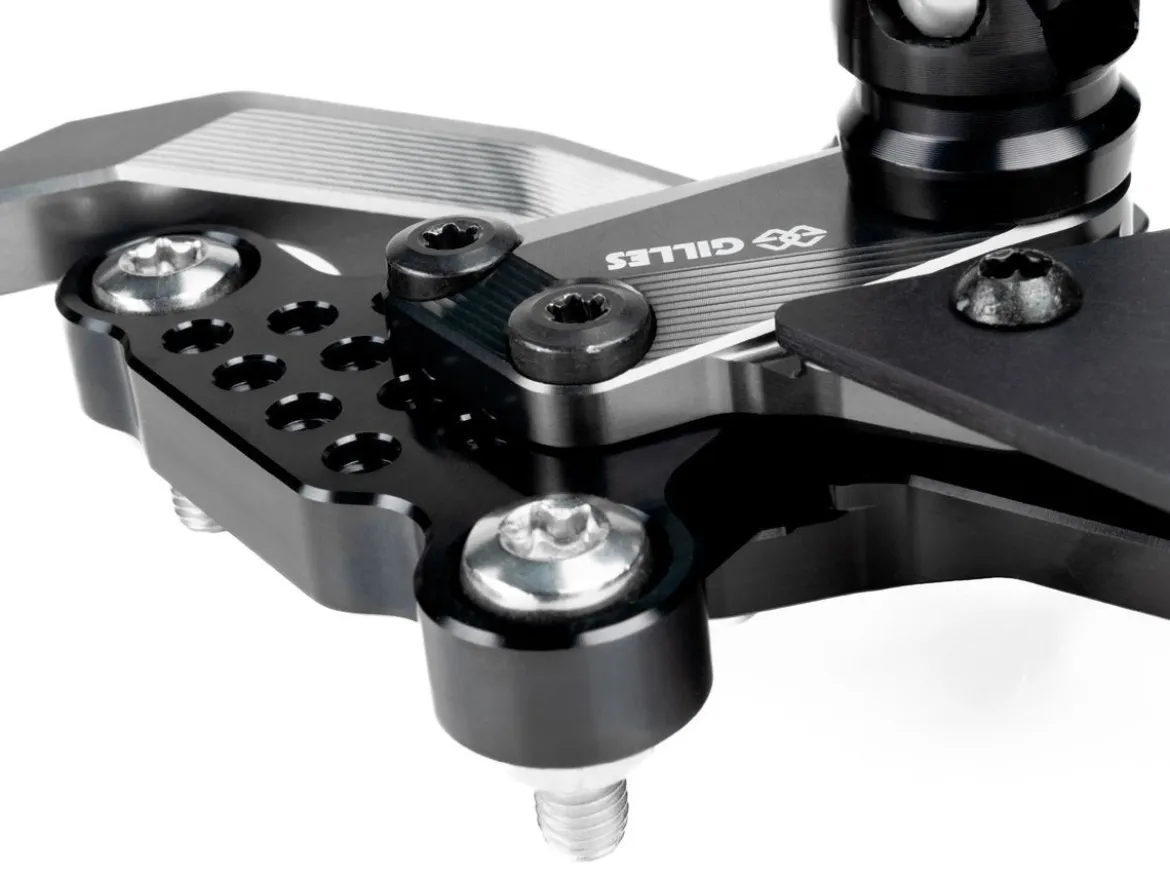 PEDANE REGOLABILI NERE GILLES TOOLING YAMAHA MT-09 2021-2023