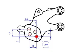 PEDANE REGOLABILI PRAMAC EDITION CNC RACING DUCATI STREETFIGHTER V2 2022-2024