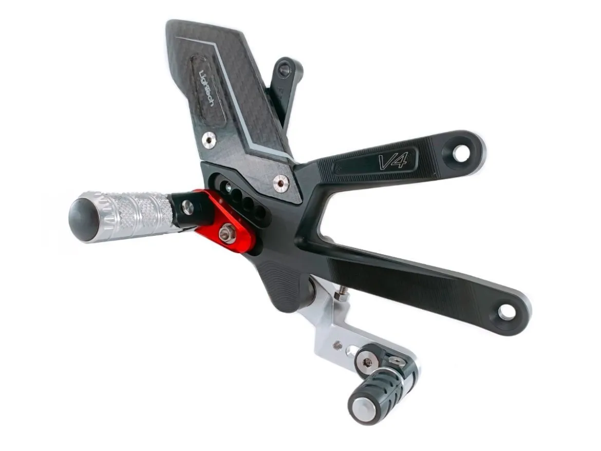 PEDANE REGOLABILI R VERSION LIGHTECH DUCATI PANIGALE V4 / S / R 2025-2026