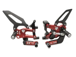 PEDANE REGOLABILI SERIE EVO GP EDITION CNC RACING DUCATI 1299 PANIGALE / S 2015-2017