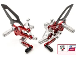 PEDANE REG. RPS SBK SERIE PRAMAC MOTOGP CNC RACING DUCATI 1199 SUPERLEGGERA 2014