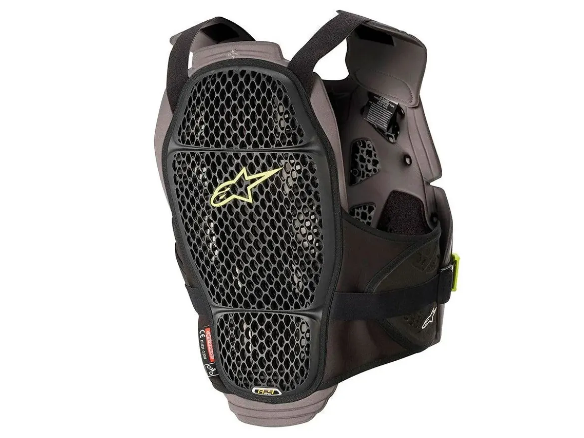 PETTORINA A-4 MAX ALPINESTARS NERO / GIALLO FLUO