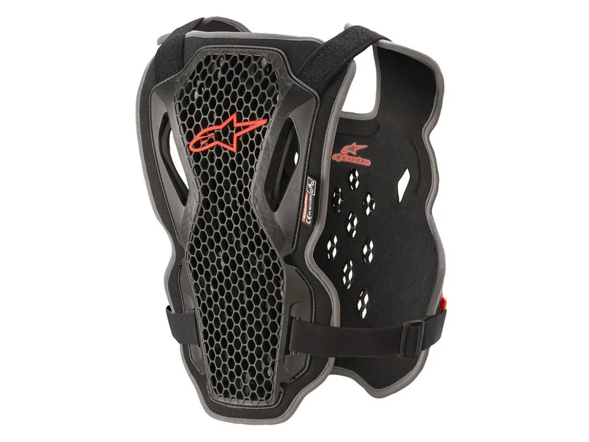 PETTORINA BIONIC ACTION ALPINESTARS NERO / ANTRACITE / ROSSO