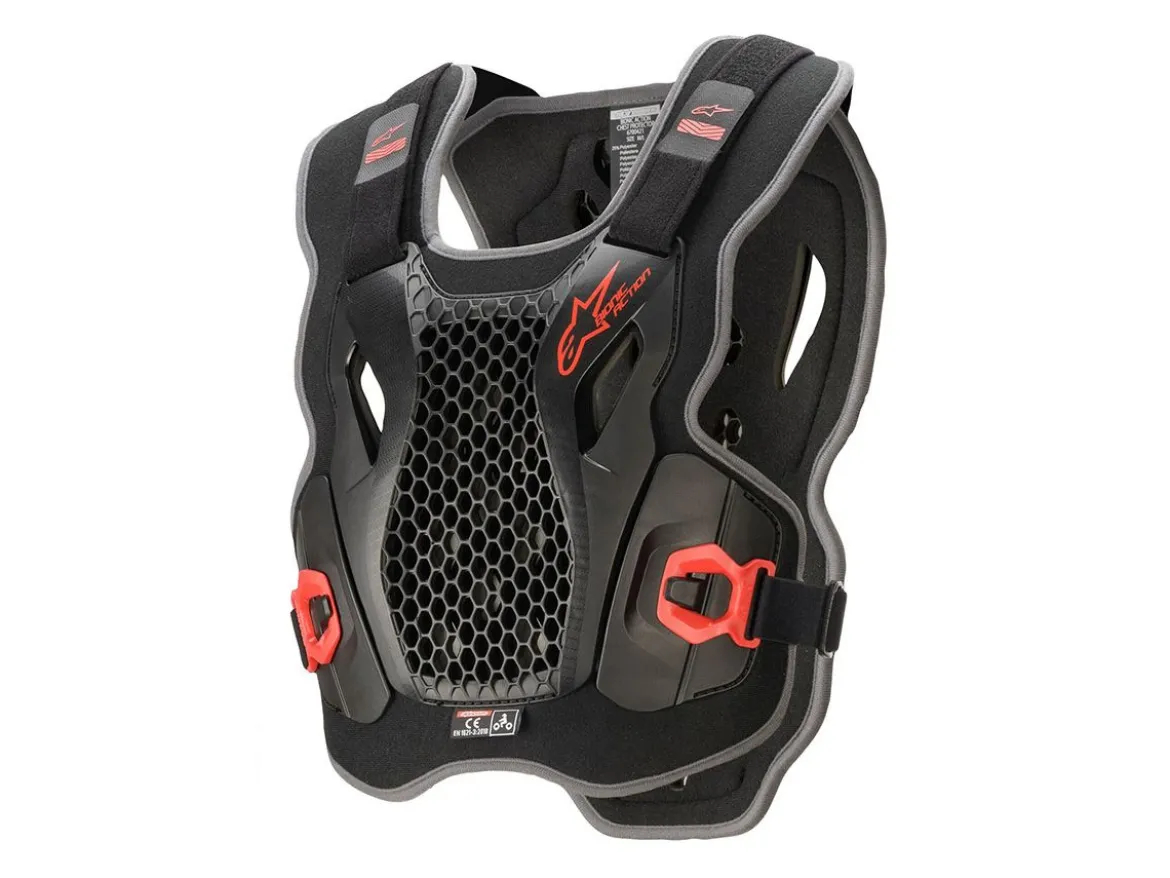 PETTORINA BIONIC ACTION ALPINESTARS NERO / ANTRACITE / ROSSO