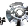 PIATTELLO GUIDA RULLI CROMATO POLINI YAMAHA T-MAX 500 2001-2011