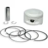 PISTONE 4T DIAM.77 CON SPINOTTO 17 3 SEGMENTI RETTANGOLARI SELEZIONE E MALOSSI HONDA REFLEX 250 4T LC 2001+