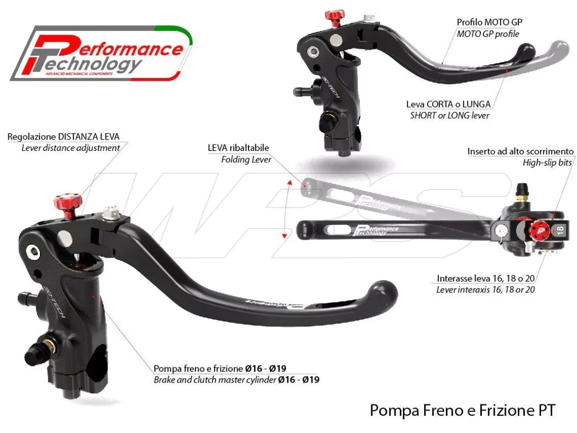 POMPA FRIZIONE RADIALE 3D-TECH PERFORMANCE TECHNOLOGY