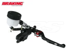 POMPA FRIZIONE RADIALE REGOLABILE BRAKING 16X19 CON KIT MONTAGGIO