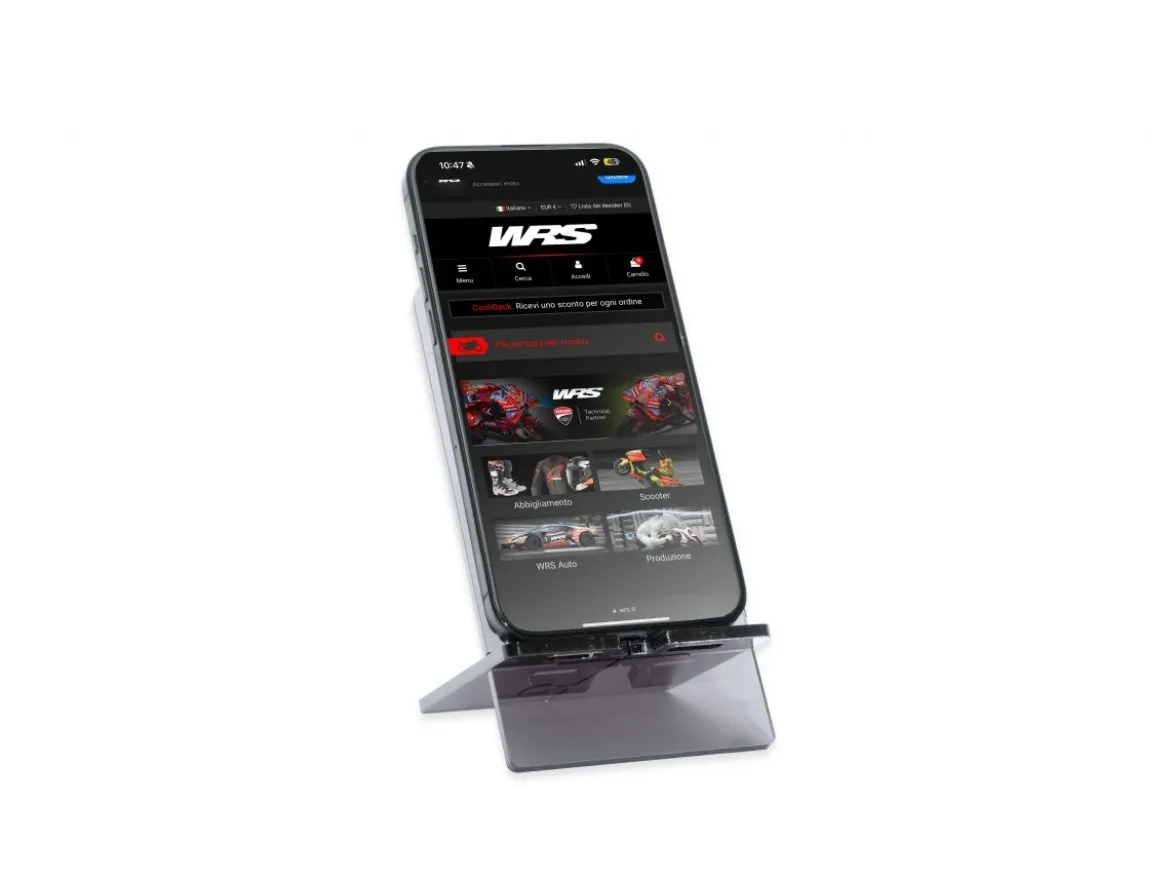 PORTA CELLULARE DA SCRIVANIA FUME' WRS