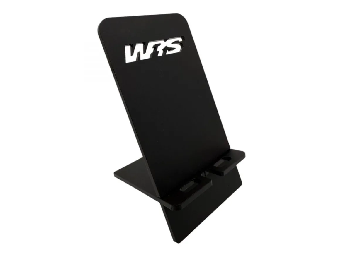 PORTA CELLULARE DA SCRIVANIA NERO OPACO WRS