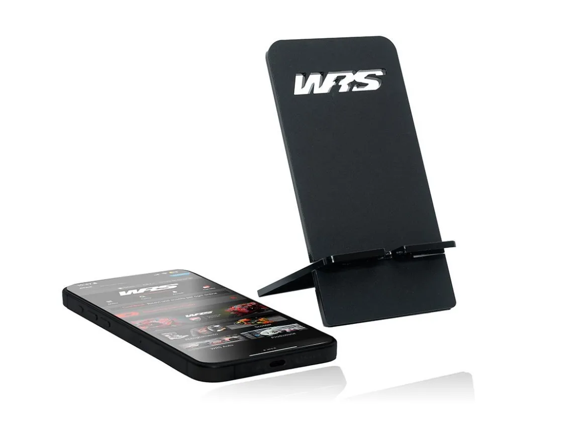 PORTA CELLULARE DA SCRIVANIA NERO OPACO WRS