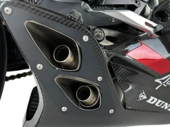 SCARICO COMPLETO 4 USCITE TITANIO + VASCA CARBONIO TERMIGNONI DUCATI STREETFIGHTER V4 23-24