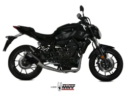 SCARICO COMPLETO 2X1 GP PRO INOX NERO MIVVÂ YAMAHA MT-07 / FZ-07 2021-2024