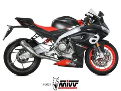 SCARICO COMPLETO X-M1 MIVV ACCIAIO INOX APRILIA RS 660 2020-2024