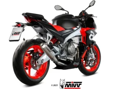 SCARICO COMPLETO X-M1 MIVV ACCIAIO INOX APRILIA TUONO 660 2021-2024