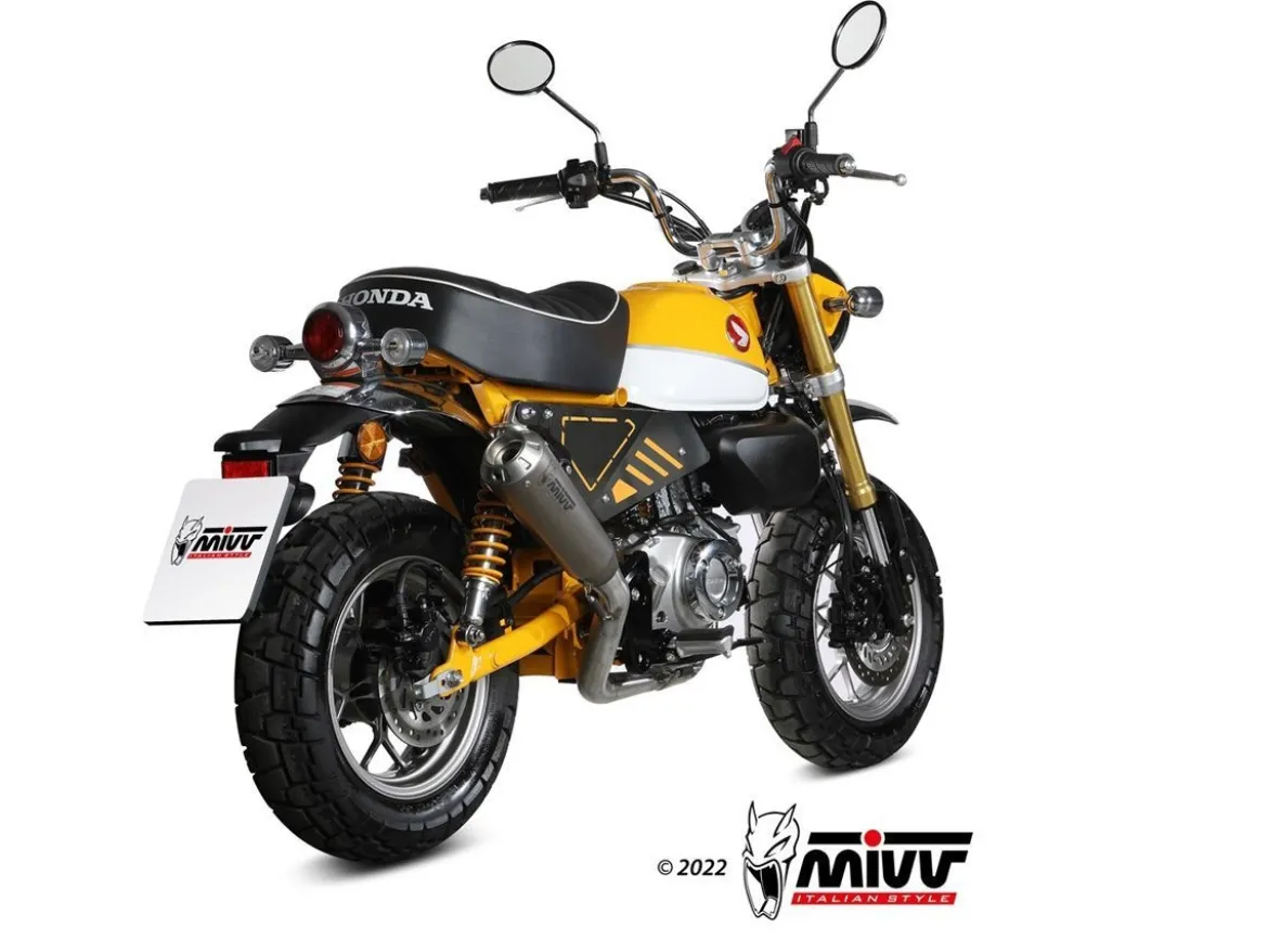 SCARICO COMPLETO X-M1 TITANIO STANDARD MIVV HONDA MONKEY 125 2018-2024