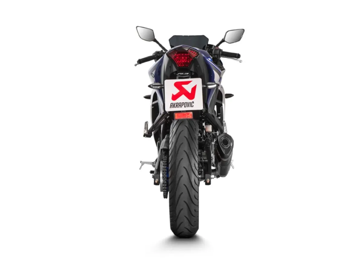 SCARICO RACING COMPLETO AKRAPOVIC CARBONIO YAMAHA R3 2015-2024