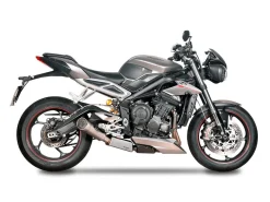SCARICO SEMICOMPLETO GRID-O TITANIO SPARK TRIUMPH STREET TRIPLE 765 S / R / RS 2017-2025
