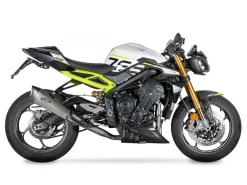 SCARICO SEMICOMPLETO RACING KONIX EVO TITANIO SPARK TRIUMPH STREET TRIPLE RS / R / S 2017-2019
