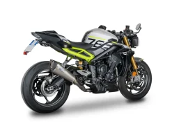 SCARICO SEMICOMPLETO RACING KONIX EVO TITANIO SPARK TRIUMPH STREET TRIPLE 765 RS / R / MOTO2 2023-2024
