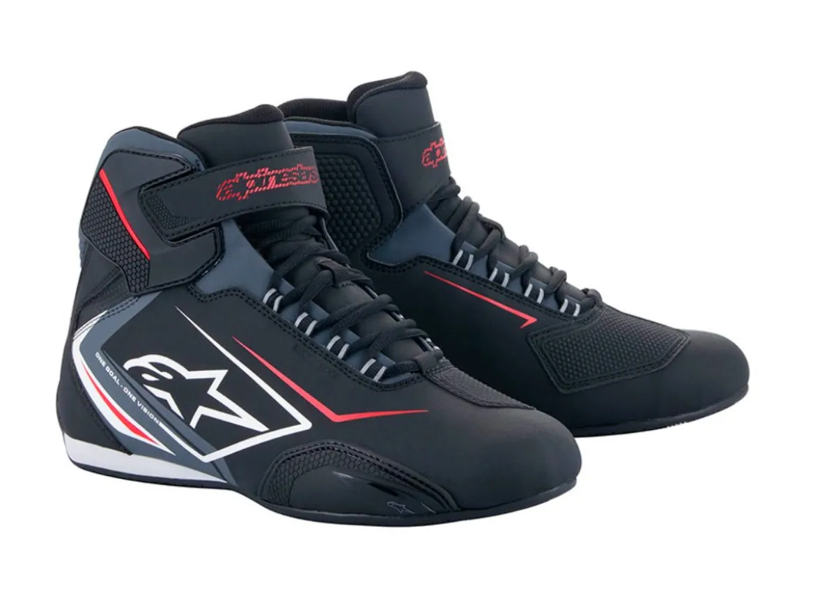 SCARPE MOTO SEKTOR IMPERMEABILI ALPINESTARS NERO / GRIGIO / ROSSO FLUO