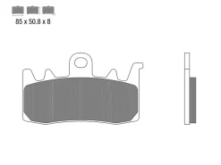 SET PASTIGLIE FRENO ANTERIORE BREMBO YAMAHA XTZ TENERE 700 2019-2023