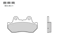 SET PASTIGLIE FRENO ANTERIORE BREMBO HONDA XL V TRANSALP 600 1987-1990