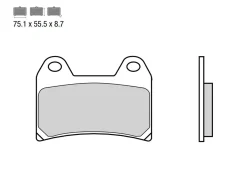 SET PASTIGLIE FRENO ANTERIORE BREMBO HUSQVARNA NORDEN 901 2022