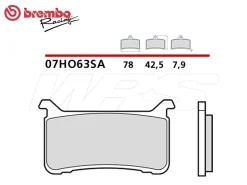 SET PASTIGLIE FRENO ANTERIORI MESCOLA SA BREMBO HONDA CB 1000 R / RS ABS 2018-2021