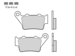 SET PASTIGLIE FRENO POSTERIORE BREMBO MOTO GUZZI V85 TT / ABS 2019-2025